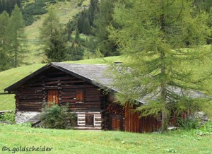 Traditionelles Holzhaus